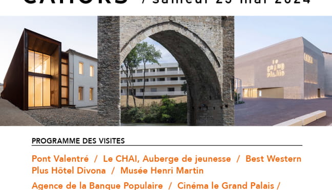 Visite guidée de Cahors : patrimoine et architecture contemporaine Le 25 mai 2024