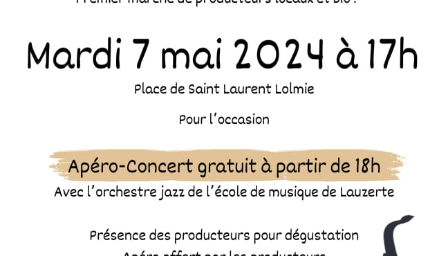 Marché bio à Lendou-en-Quercy Du 7 mai au 17 déc 2024