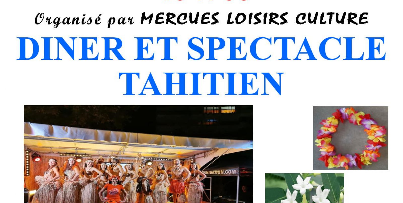 AFFICHE DINER SPECTACLE 2022 TAHITIEN