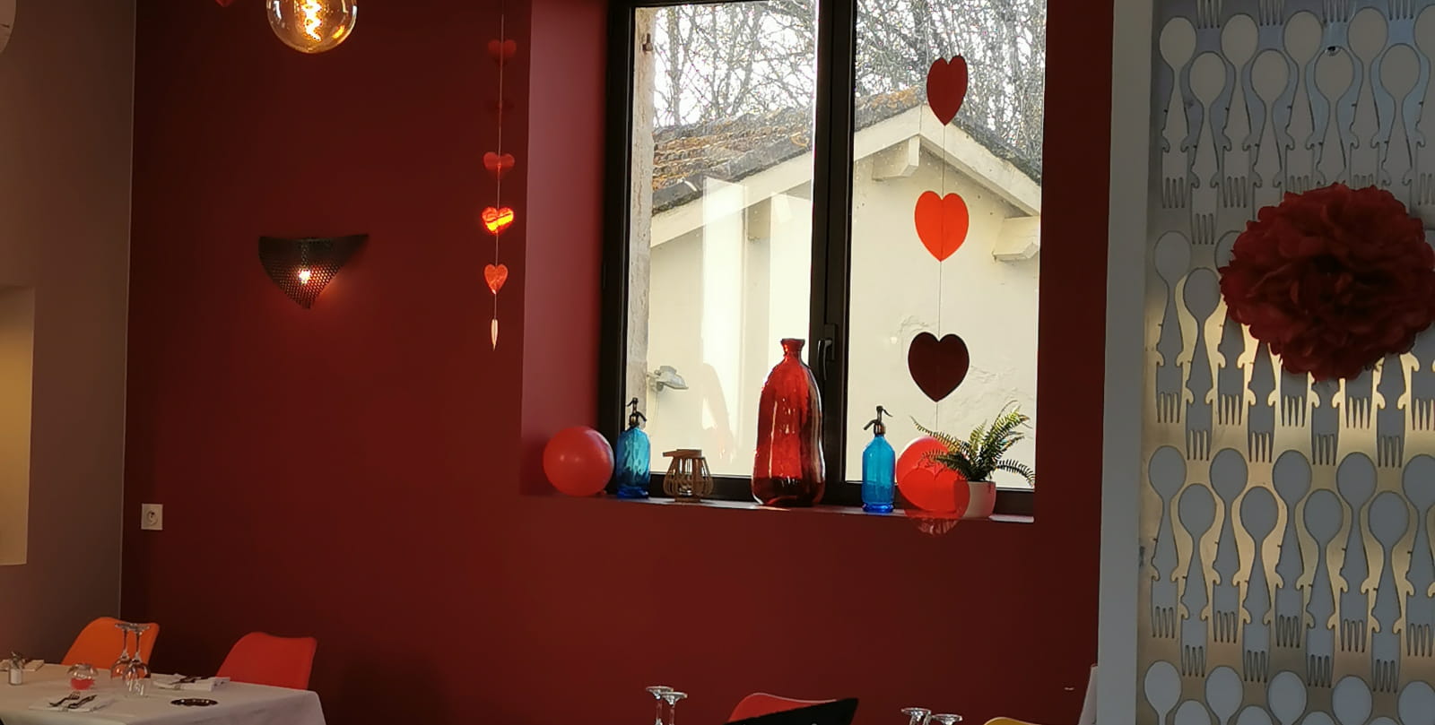 a decoration to love for Valentine's Day...